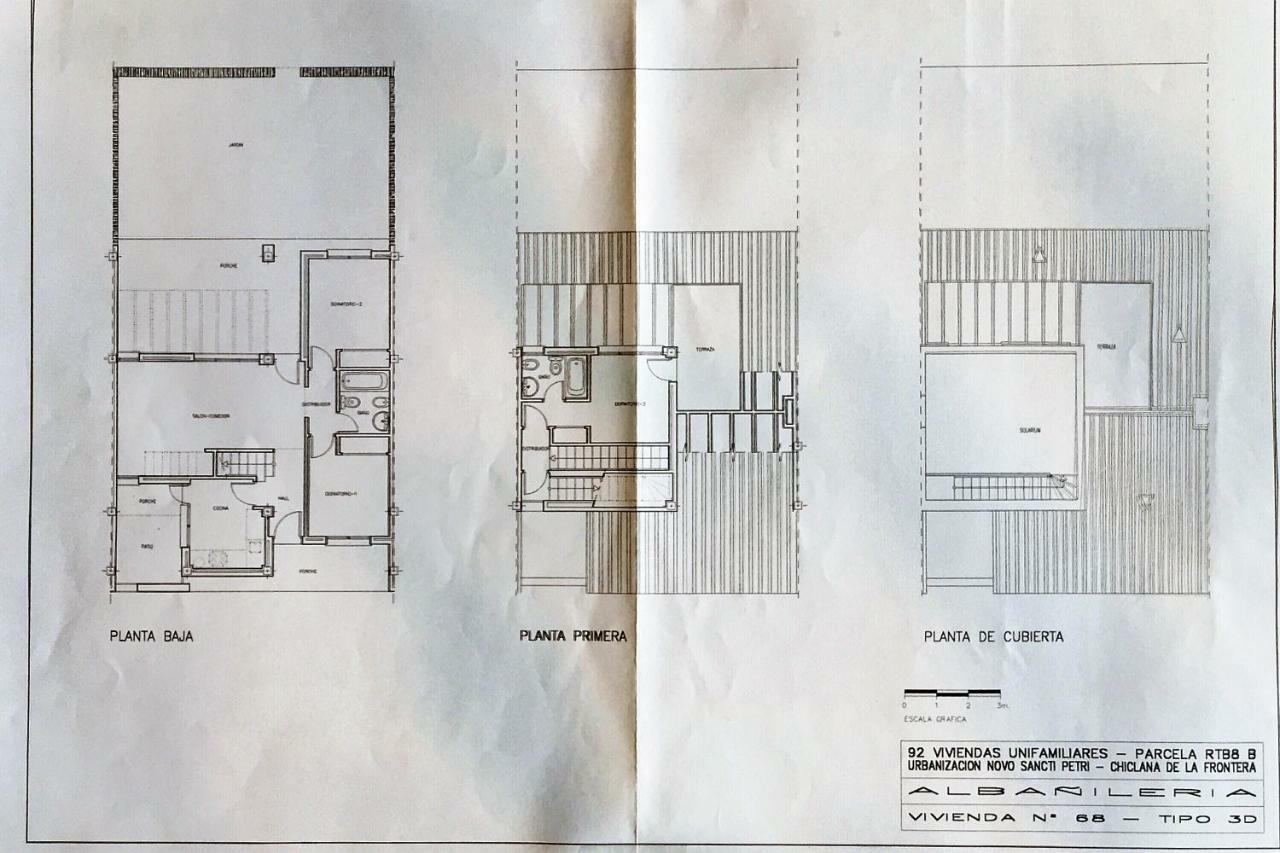 הוילה צ'יקלנה דה לה פרונטרה Novo Sancti Petri - Adosado Residencial El Trebol - Chiclana מראה חיצוני תמונה